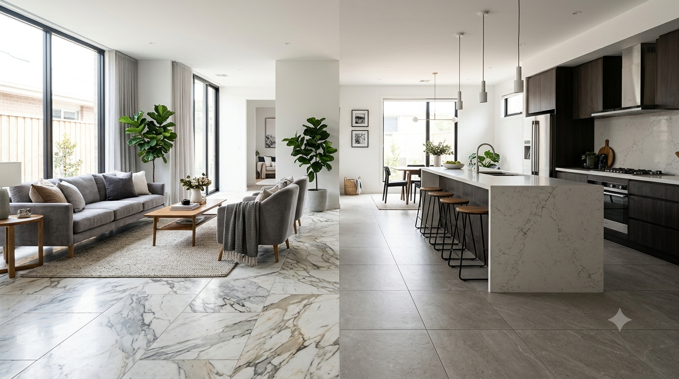 Natural Stone vs Porcelain Tiles: Pros, Cons, and Costs