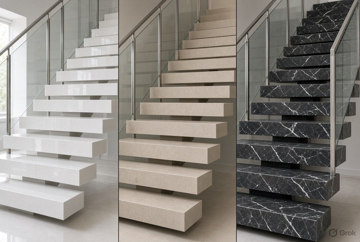 Porzellanfliesen, Keramikfliesen oder Natursteinfliesen für Treppen: Welche ist die beste?